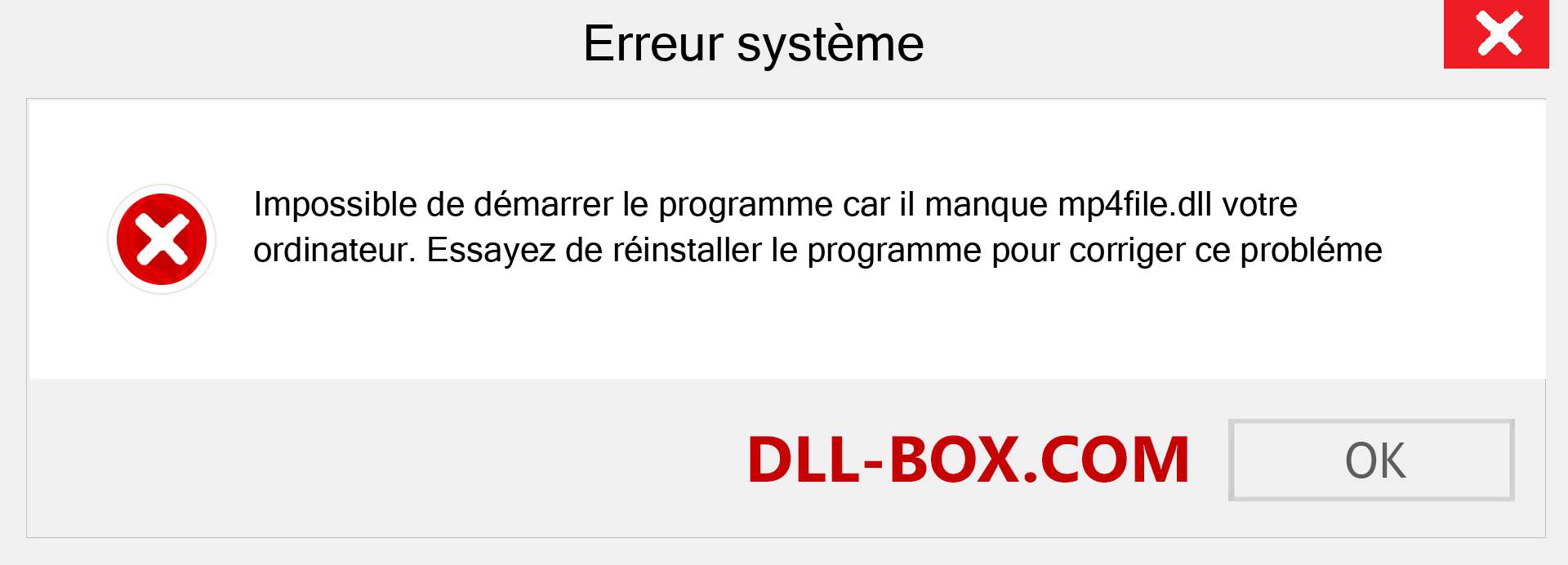 Le fichier mp4file.dll est manquant ?. Télécharger pour Windows 7, 8, 10 - Correction de l'erreur manquante mp4file dll sur Windows, photos, images